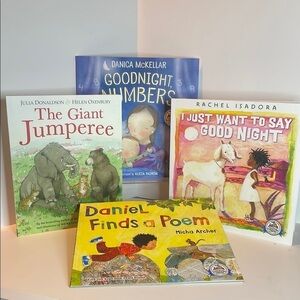 Vibrant Multicolor Storybook Collection for Imaginative Play